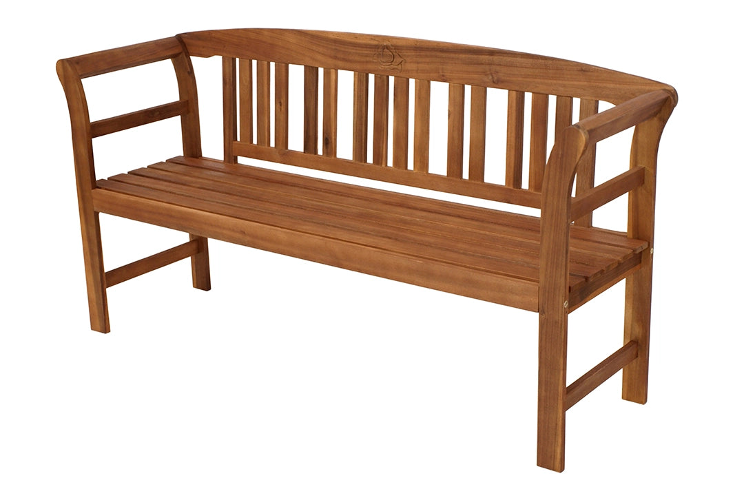 Gartenbank aus Holz, 3-Sitzer Akazie