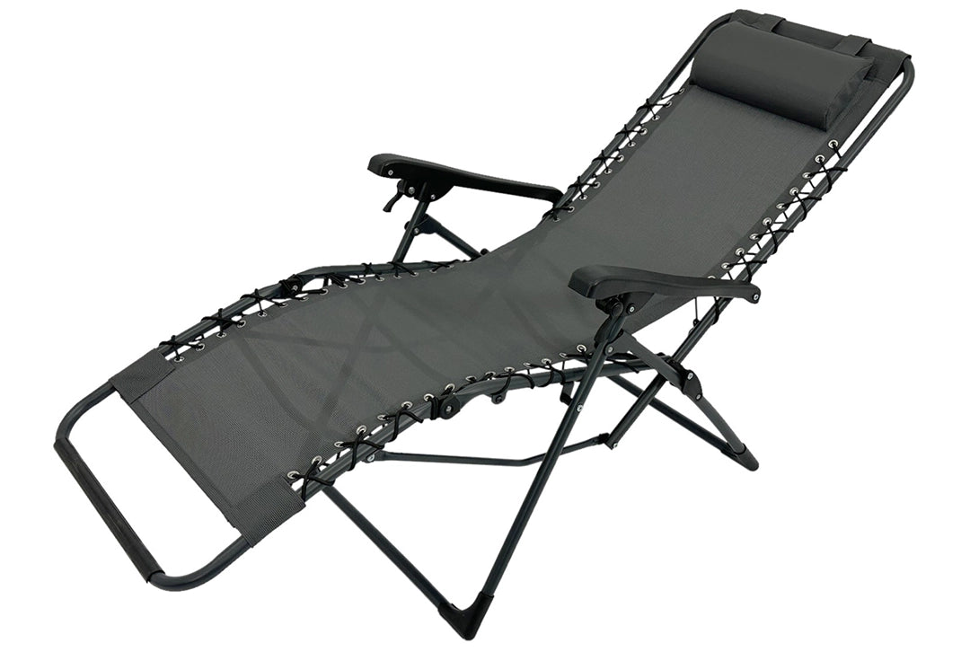 Campingstuhl Hochlehner, klappbar grau
