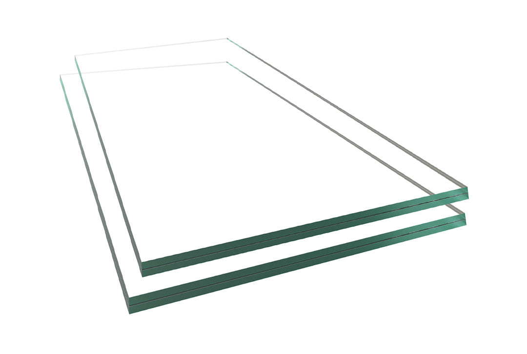VSG Glas 10mm klar – Scheibenaufbau