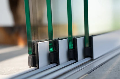 Glasschiebewand – Maßzeichnung