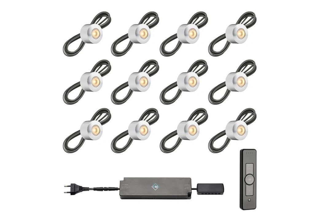 LED Aufbaustrahler-Set – Montagedetail