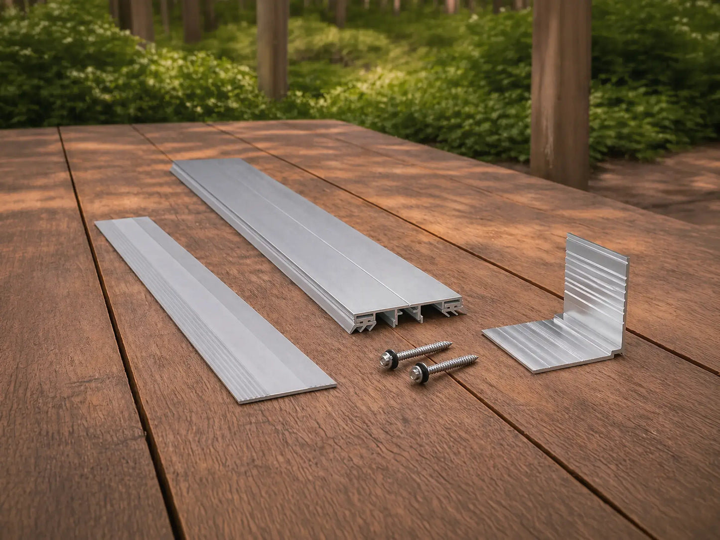 Aluminium Mittelprofil Komplettset ab 450cm