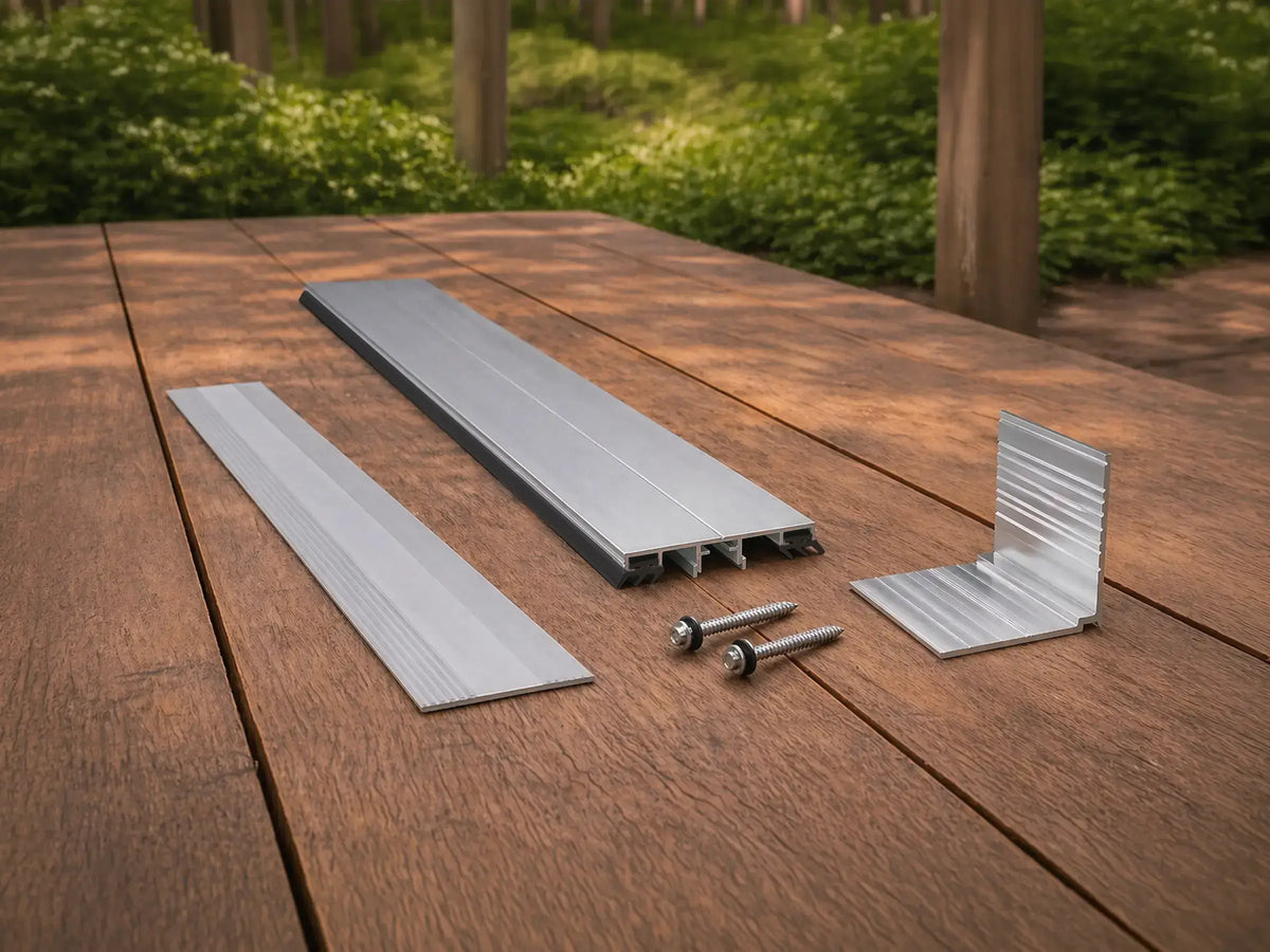 Aluminium Mittelprofil Komplettset ab 450cm