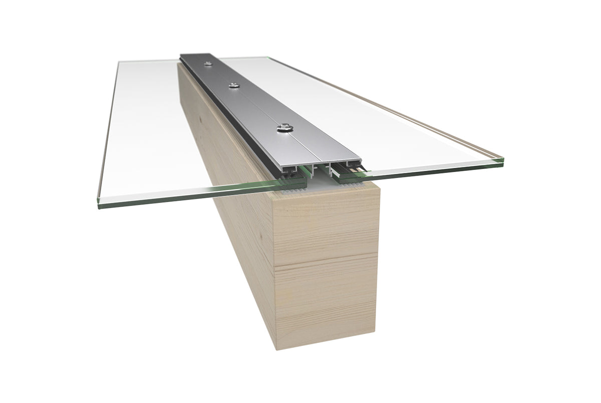 Aluminium Mittelprofil Komplettset ab 450cm