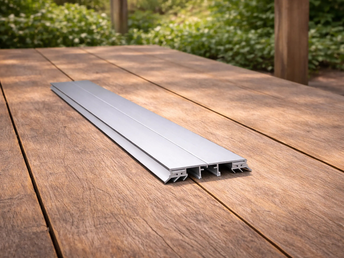 Aluminium Mittelprofil für VSG 8–12 mm eloxiert