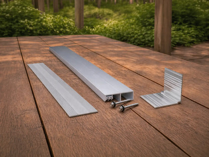 Aluminium Randprofil Komplettset ab 450cm