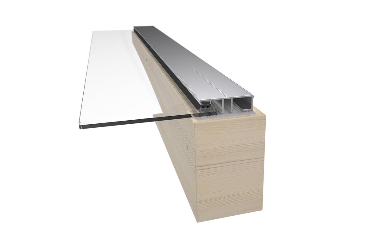 Aluminium Randprofil Komplettset bis 400 cm