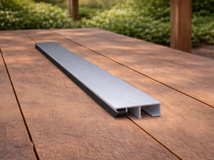 Aluminium Randprofil für VSG 8-12 mm eloxiert