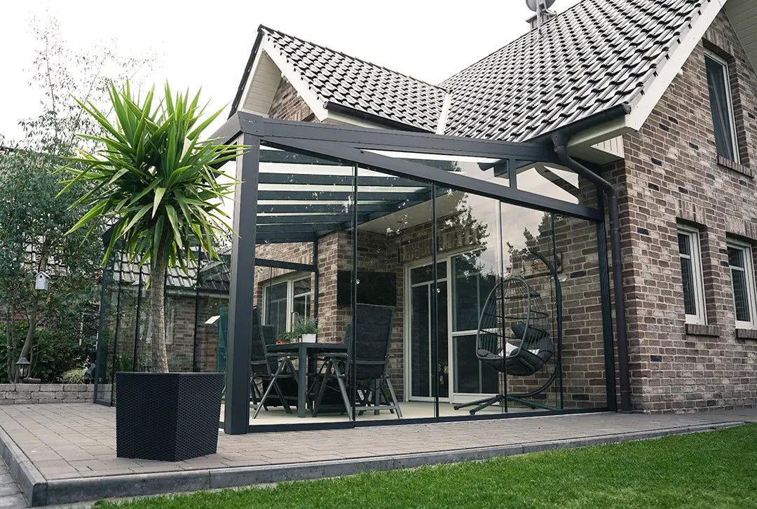 Terrassenüberdachung aus Aluminium, Freistehend