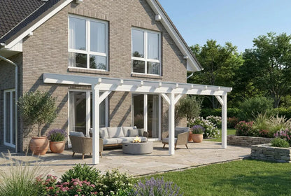 Terrassenüberdachung Holz 500x350cm – steda