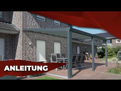 Terrassenüberdachung aus Aluminium, Freistehend