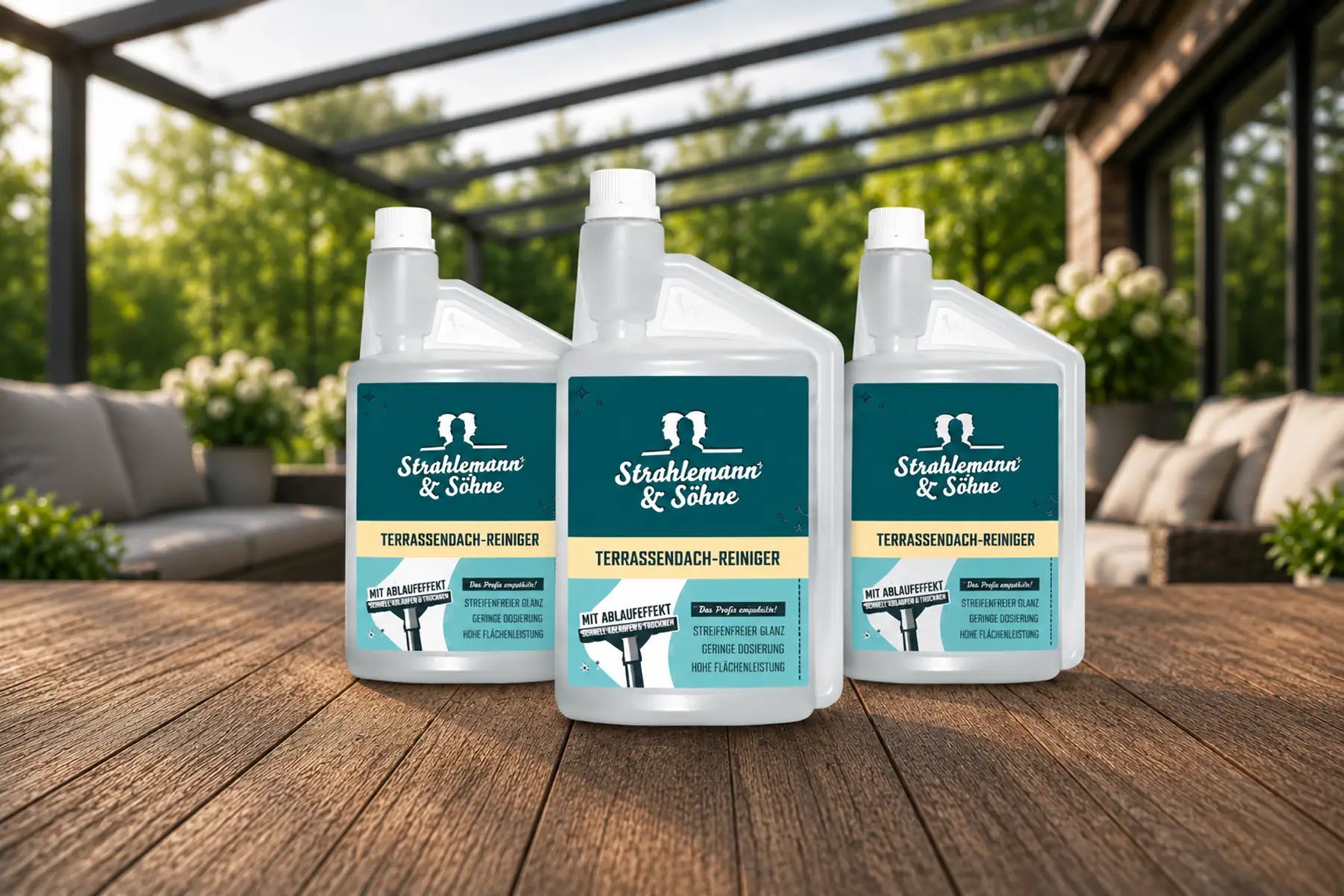 Strahlemann & Söhne 3x Terrassendach-Reiniger – steda