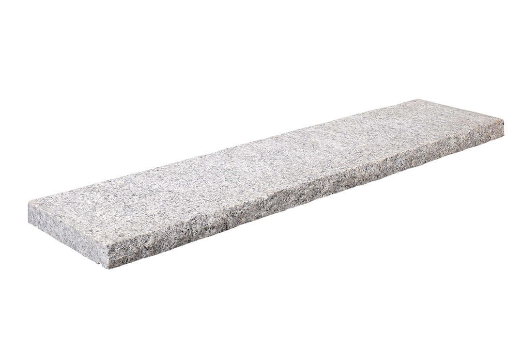 Mauerabdeckung Granit hellgrau Piazzo Anticato