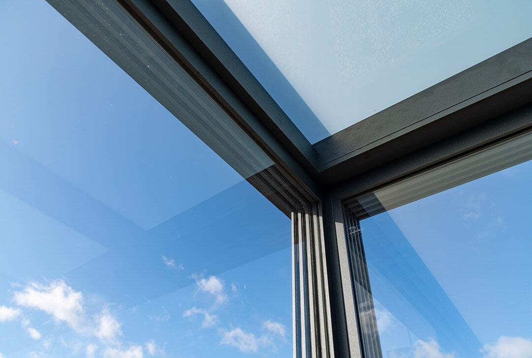 Terrassenüberdachung Flachdach 3x2,5m – Ansicht 3