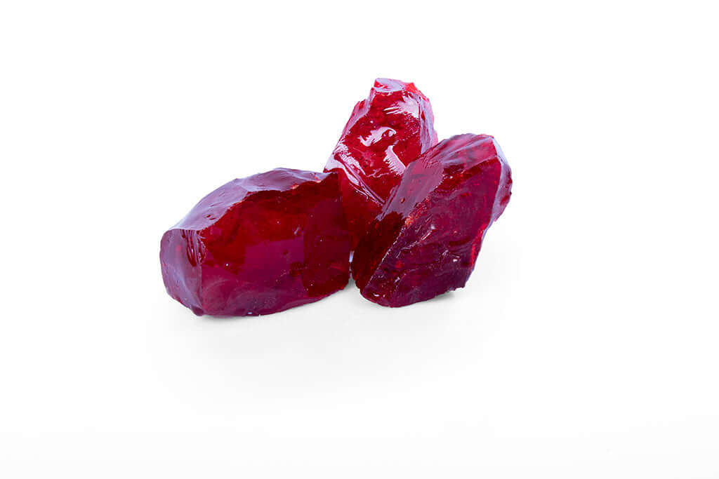Glas Red Gabionenstein